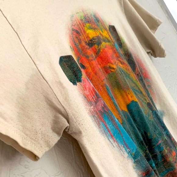 THREE DAYS GRACE TRANSIT OF VENUS 2013 OFFICIAL TOUR SHIRT SAND COLOR SIZE MED - Picture 3 of 6